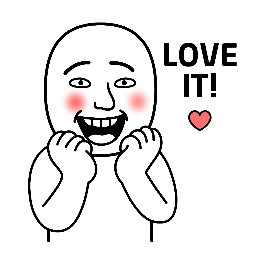 sticker bald_man/love.png
